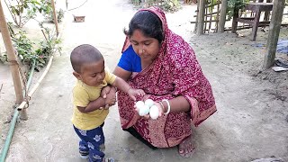 আজ আমার হাঁসে কত গুলো ডিম পারলো \ Bangladeshi Village Morning Life \ Our village life