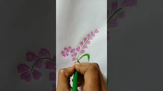 simple wall painting designs గీయడం ఎలా || #viral #trending #ytshorts