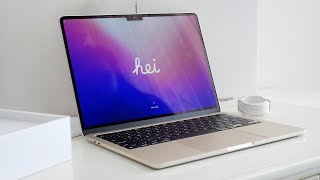 MacBook Air M2 Starlight | Aesthetic Unboxing