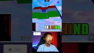 DESI GAMER REACTION IN BERMUDA MAP IN INDIAN FLAG #shorts