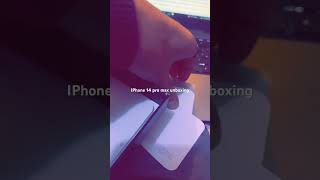 IPhone 14 pro max UnBoxing #iphone #14promax #iphonelovers #reels #youtubeshorts #shortvideo #foryou