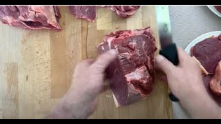 How to butcher a Beef Rump