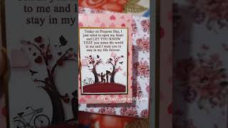 #easydiy//Gift card for propose day//valentine's day special//#shortvideo#trendingshort#viral