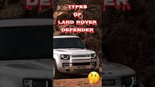 Types of land rover defender 👌#shortsfeed