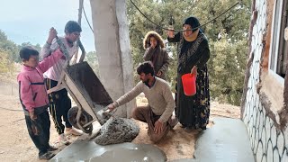 The power of nomadic lunch; 🏚️ Fresh energy to continue cementing the porch of Alinjat house