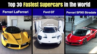 Top 30 Fastest Supercars in the World