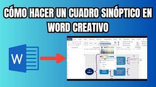 Cómo hacer un cuadro sinóptico en Word