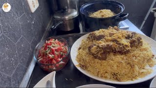 طرز پختن یک بریانی تند و تیز با قورمه لوبیا 😋#food #afghanifood #cooking #youtube #غذایافغانی