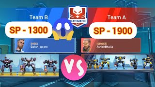 Guys doing 3 vs 5 challenge on mech  arena 👍🤣😃😁🔥😈😔