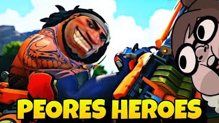 5 PEORES HEROES DE OVERWATCH 2