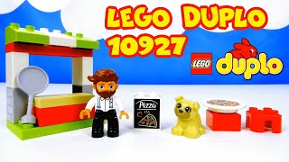 LEGO DUPLO 10927 Pizza Stand. ЛЕГО Дупло 10927 Киоск пиццерия.Строим из LEGO DUPLO.