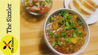 || BEEF QEEMA ALOO || ALOO QEEMA MASALAH|| QUICK AND EASY QEEMA ALOO RECIPE||   BY THE SIZZLER