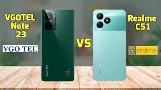 VGOTEL Note 23 vs Realme C51 Comparison