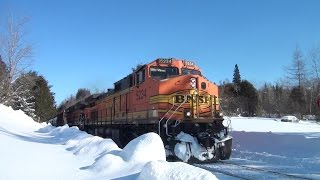 BNSF 5234 East, On The McAdam Subdivision 02-21-2015