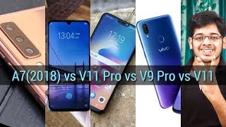 VIVO V11 PRO vs SAMSUNG A7(2018) vs VIVO V9 PRO Comparison, SAMSUNG GALAXY A7(2018) vs VIVO V11