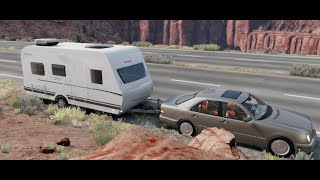 Beamng Drive Trailer Dethleffs C´JOY 460LE! Caravan +  Crashtest+ Downloadlink!