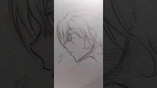 easy way to draw side profiles , tutorial for beginners #shorts