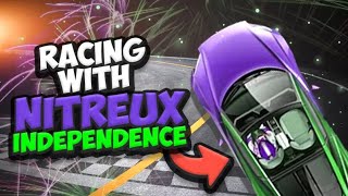 Racing with Nitreux Independence on Nitro Type