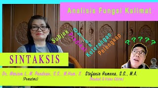 Sintaksis: Analisis Fungsi Kalimat (Subjek, Predikat, Objek, Keterangan, dan Pelengkap)