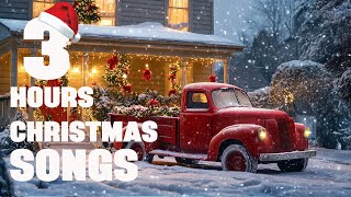 Frank Sinatra, Nat King Cole, Bing Crosby & Christmas Oldies🎄🎁 3 Hours Fireplace with Hits Original