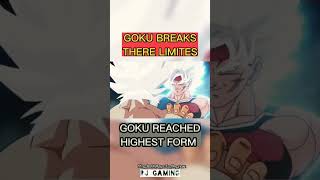 GOKU REACHED HIGHEST FORM || BREAKS THERE LIMITES 🔥😱|| #shorts #animewar #animeedit  #goku