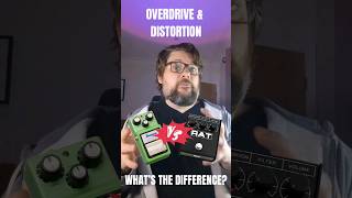 What's the difference between Overdrive and Distortion? #guitar #tips