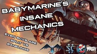 INSANE BANGER!! EVEN SCVS ARE SPLIT - BabyMarine (T) vs Iba (Z) - Platinum HyperCup #1 - Mauzy - SC2