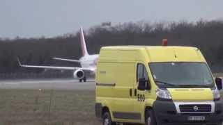 Sturm Niklas Air France Start Basel-Mulhouse Embraer170 F-HBXN 31.03.2015 Crosswind