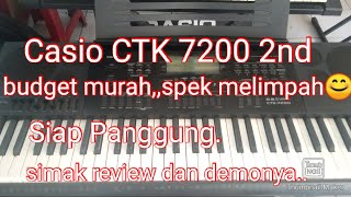 Keyboard Casio CTK 7200 SD 2nd budget murah spek melimpah Ready stok @apmmusiktangerang7269