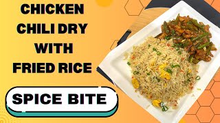 Chicken Chili Dry With Fried Rice Recipe By Spice Bite