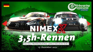 🇩🇪 LIVE: Digitale Nürburgring Langstrecken-Serie, das NIMEX 3,5h-Rennen!