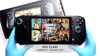 Unboxing + Gameplay MSI Claw Intel's NEW Handheld Gaming Console