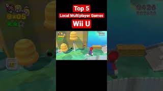 Top Local Multiplayer Games on Wii U : 3 #nintendo #shorts