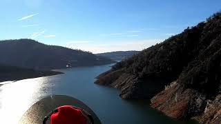 Following Randy up Lake Oroville