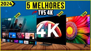 As 5 Melhores TVs 4K / Televisão 4K Em 2024!