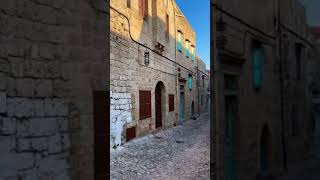 BIG WALK in Old Town Rhodes GREECE