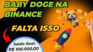 Baby Doge pode ser listada na Binance após julho de 2023? OU NA KUCOIN?  ESTA CHEGANDO O DIA