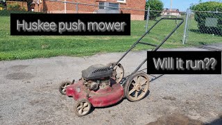 huskee 22" push mower will it run? seen better days 🤦 5/12/24