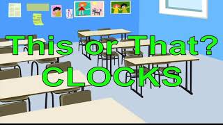 Clocks Volume 2 - Telling time Brain Break Exercise activity for around 2nd and 3rd graders