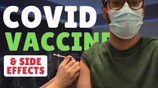 MEDICAL STUDENT GETS COVID-19 VACCINE + SIDE EFFECTS?