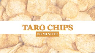 30-Minute Fried Taro Chips (Oven & Air Fryer Instructions Too!)