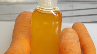 how to make your carrot 🥕oil(home)for brighter skin &hair