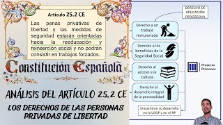 El artículo 25.2 de la Constitución Española