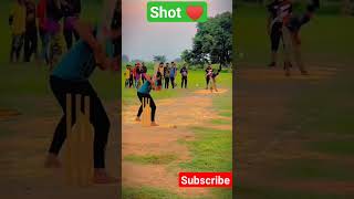 Outstanding straight shot in tennis cricket||batting tips#cricket #shorts