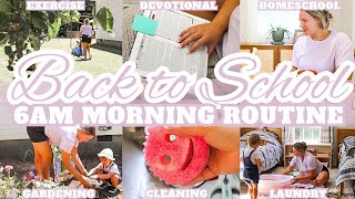 6AM BACK TO SCHOOL MORNING ROUTINE 2024 | FALL MORNING | EXTREME CLEANING MOTIVATION | MarieLove