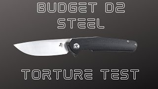 How Good is Budget Chinese D2 Steel? Sitivien ST102 Torture Test.