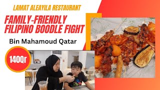 Family-Friendly Boodle Fight at Lamat Aleayila for Only 140 QR! | Filipino Dining in Qatar