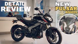 NEW BAJAJ PULSAR NS 400 z REVIEW BETTER THAN DUKE 390 ??