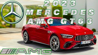 2023 Mercedes AMG GT 63 S E PERFORMANCE - Экстерьер, Интерьер и Сцены вождения по треку!