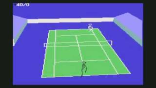 International 3D Tennis on C64